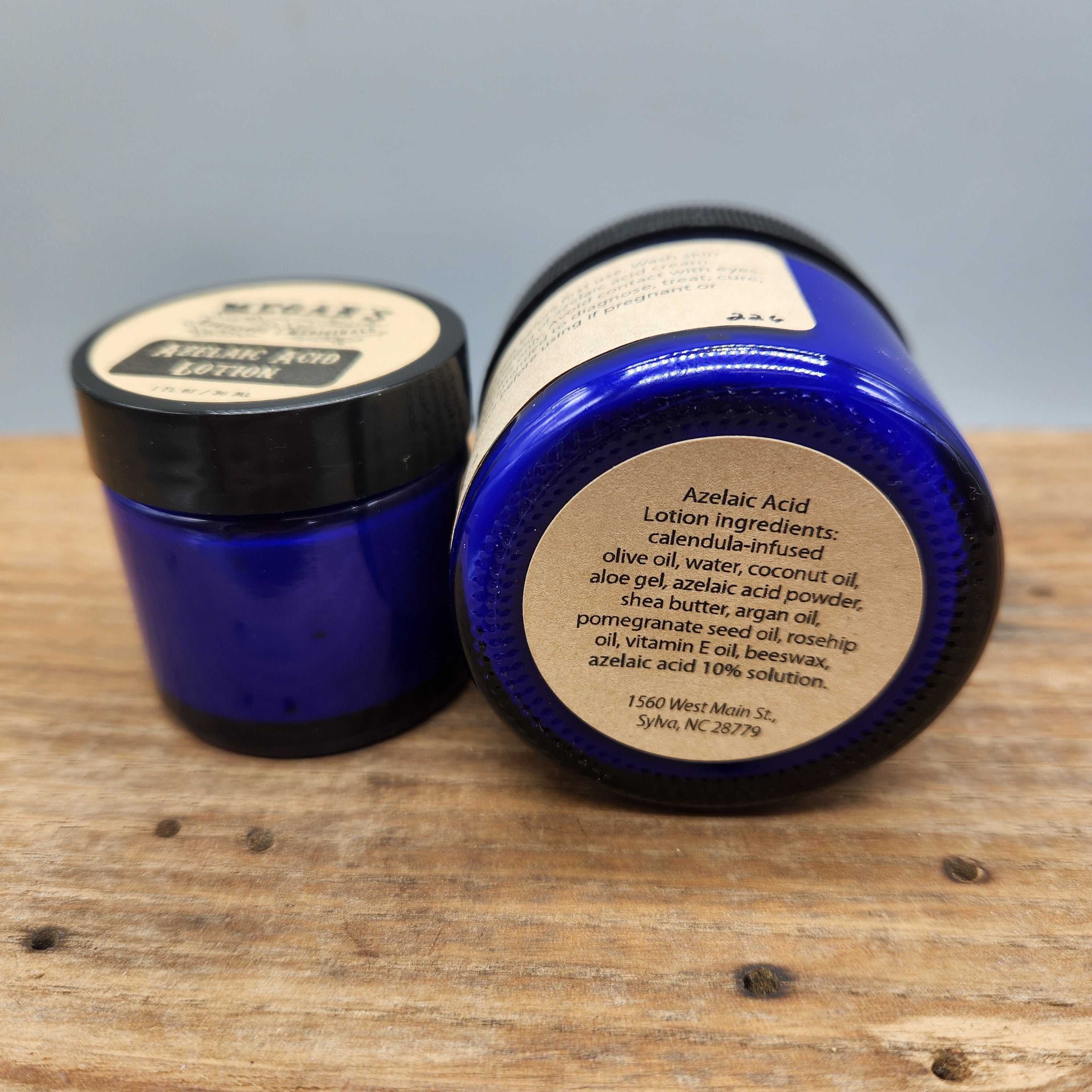 Azelaic Acid Face Lotion | Botanical Moisturizer with Calendula, Rosehip & Argan Oil | Handmade Skincare | Lightweight Hydrating Cream