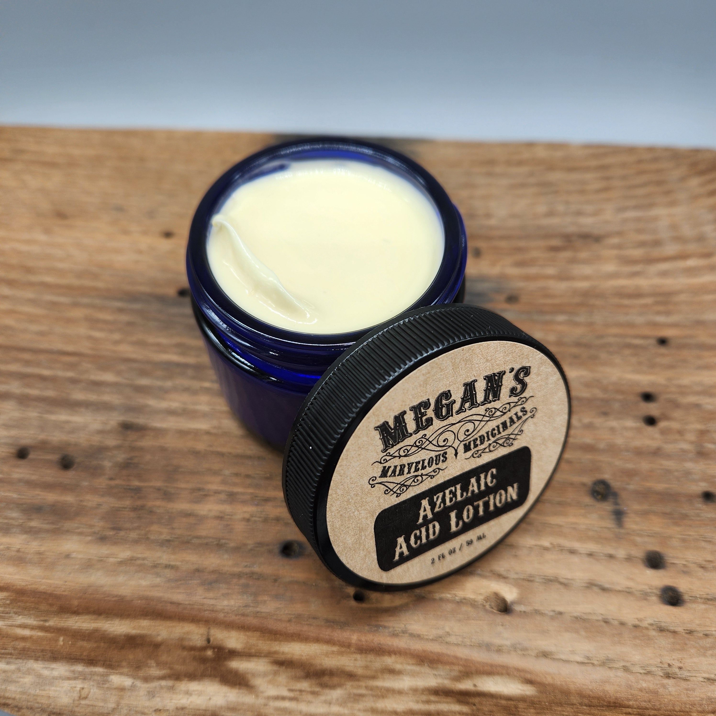 Azelaic Acid Face Lotion | Botanical Moisturizer with Calendula, Rosehip & Argan Oil | Handmade Skincare | Lightweight Hydrating Cream