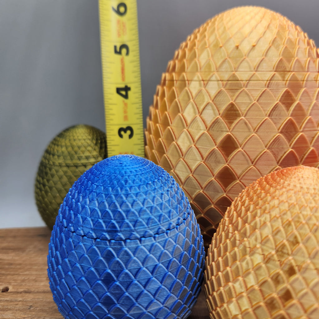 Dragon Egg Container, 3D Printed, Color Shifting PLA, Fantasy Decor