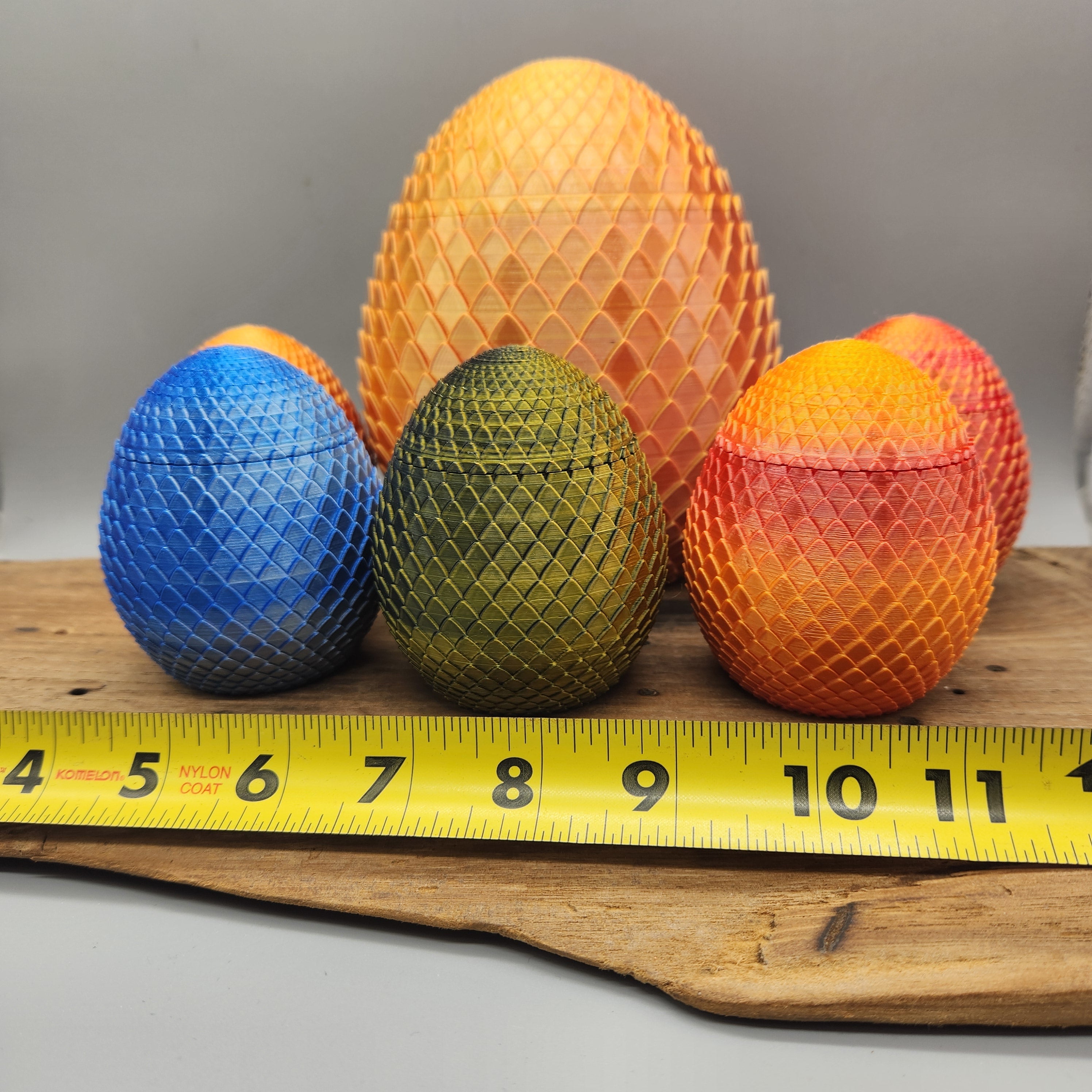 Dragon Egg Container, 3D Printed, Color Shifting PLA, Fantasy Decor