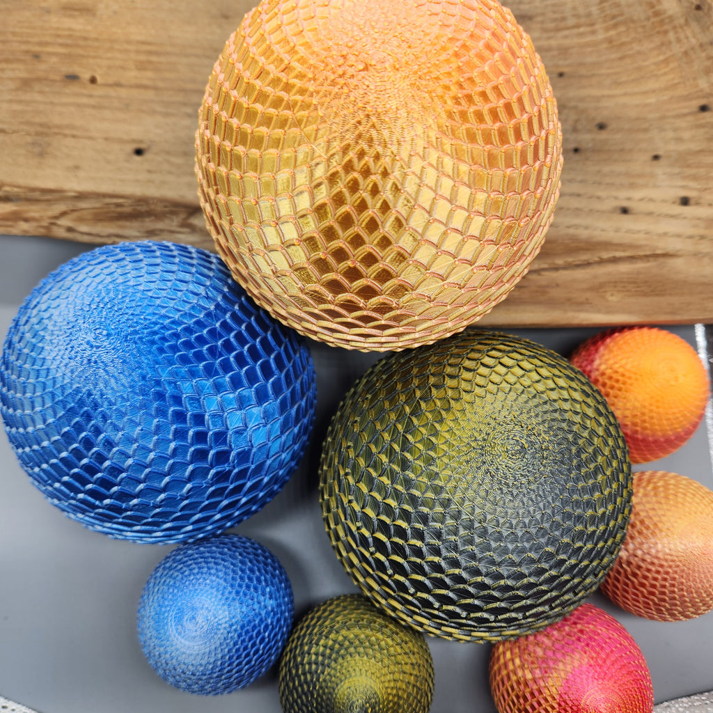 Dragon Egg Container, 3D Printed, Color Shifting PLA, Fantasy Decor