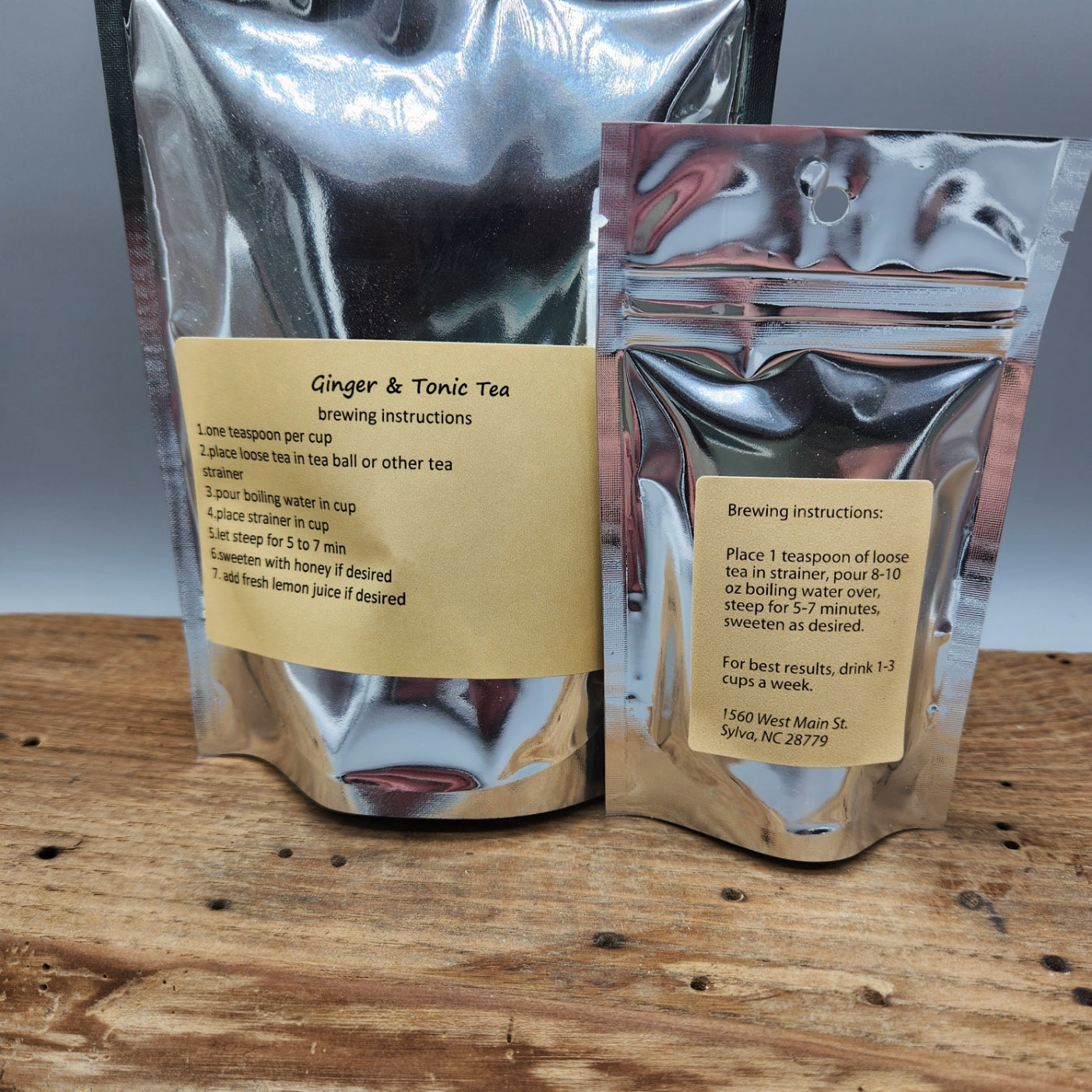 Ginger & Tonic Organic Loose Leaf Herbal Tea Caffeine-Free