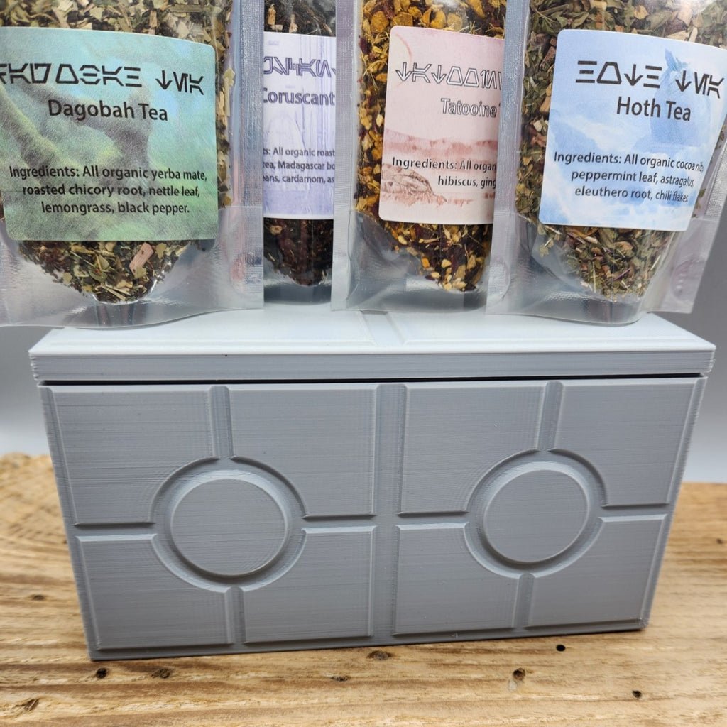 Star Wars Tea Set – 4 Galactic Organic Loose Leaf Blends with Optional 3D Printed Box