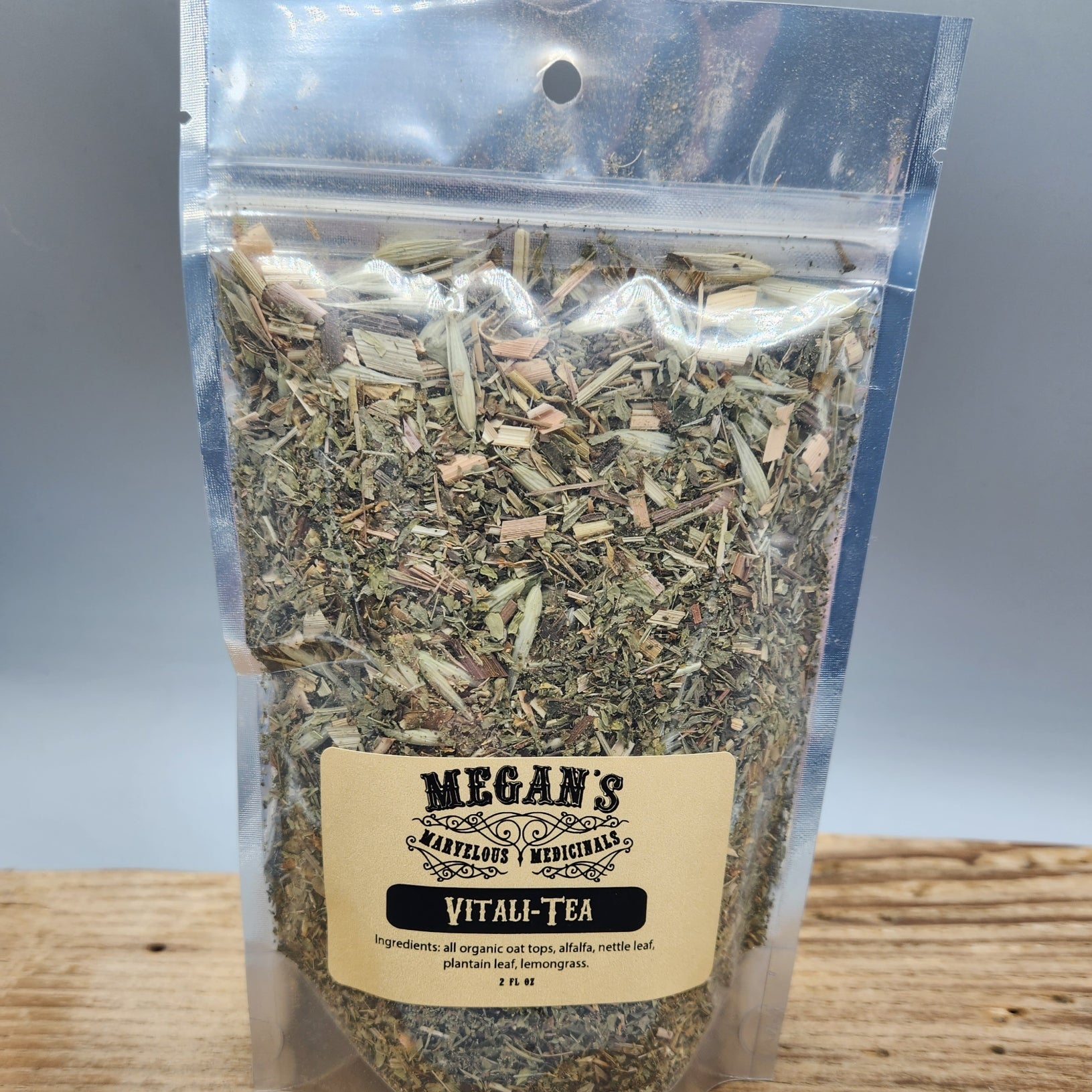 Vitali-Tea Organic Loose Leaf Herbal Blend Caffeine-Free