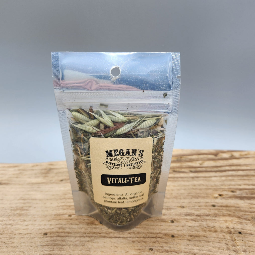 Vitali-Tea Organic Loose Leaf Herbal Blend Caffeine-Free