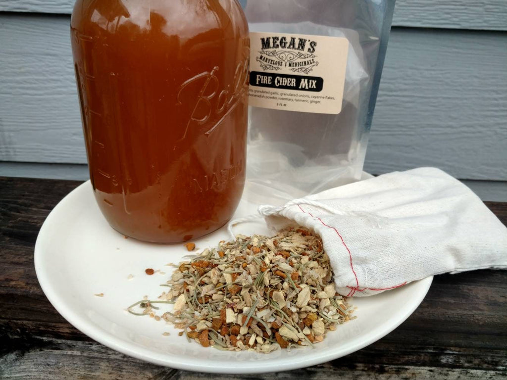 Fire Cider Kit – Organic DIY Herbal Infusion with Garlic, Ginger & Turmeric