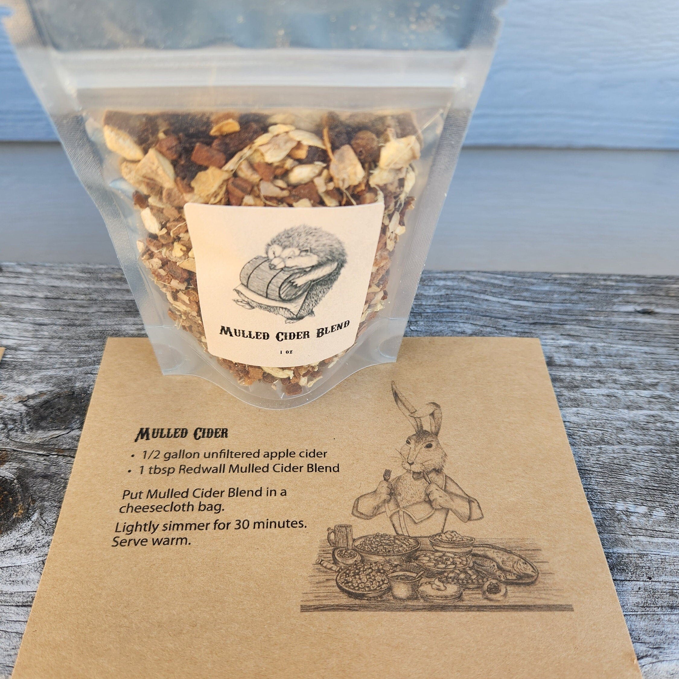 Redwall Inspired Spice Set – 5 Fantasy Cooking Blends with Recipe Cards & 3D Barrel