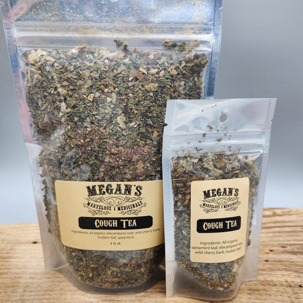 Cough Tea Organic Elecampane & Spearmint Herbal Loose Leaf Blend
