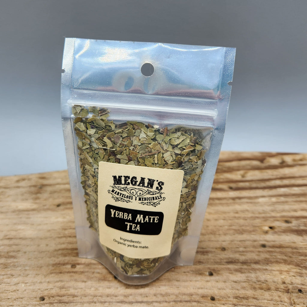 Yerba Mate Green Organic Tea, Loose Leaf South American Mate, Natural Caffeine Tea