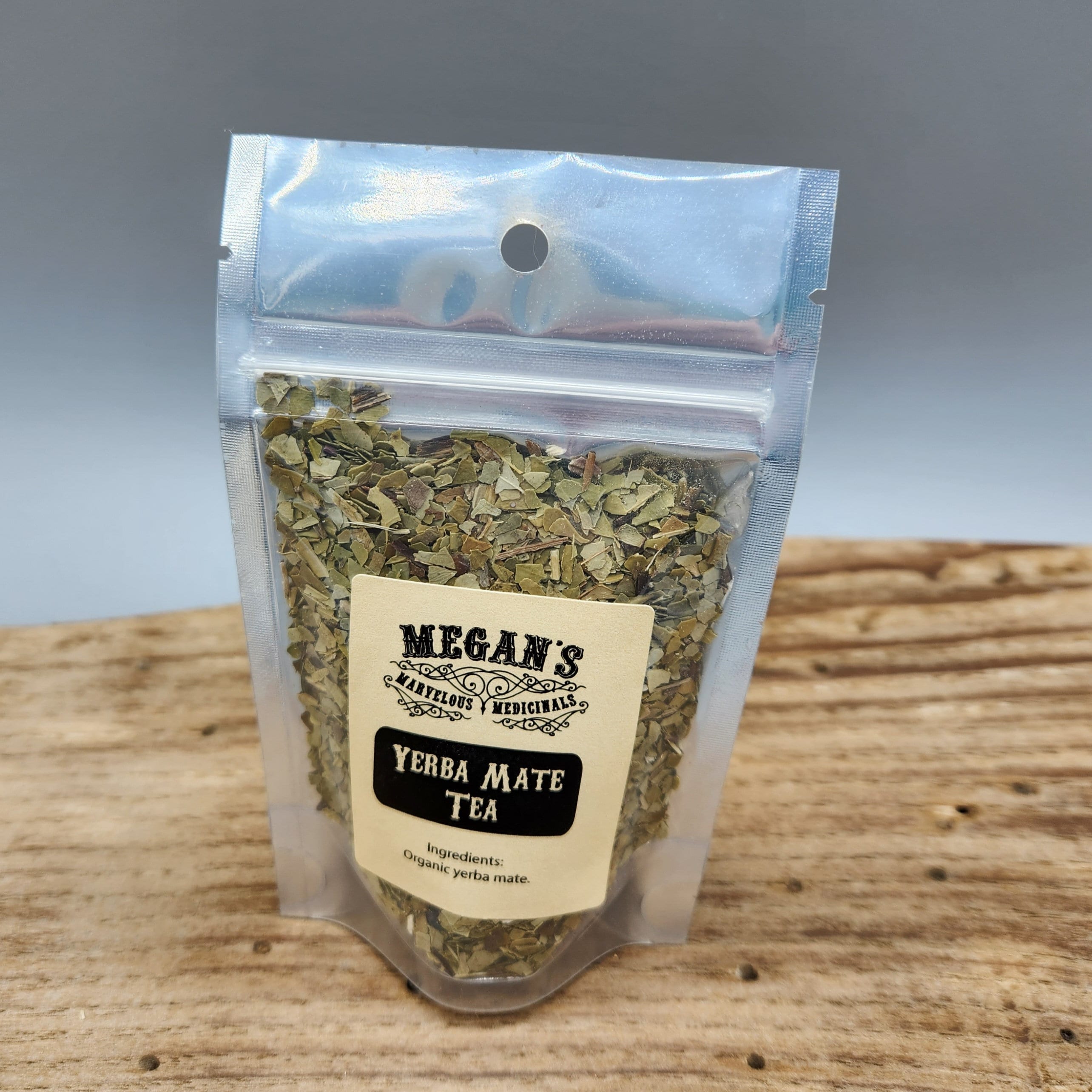 Yerba Mate Green Organic Tea, Loose Leaf South American Mate, Natural Caffeine Tea