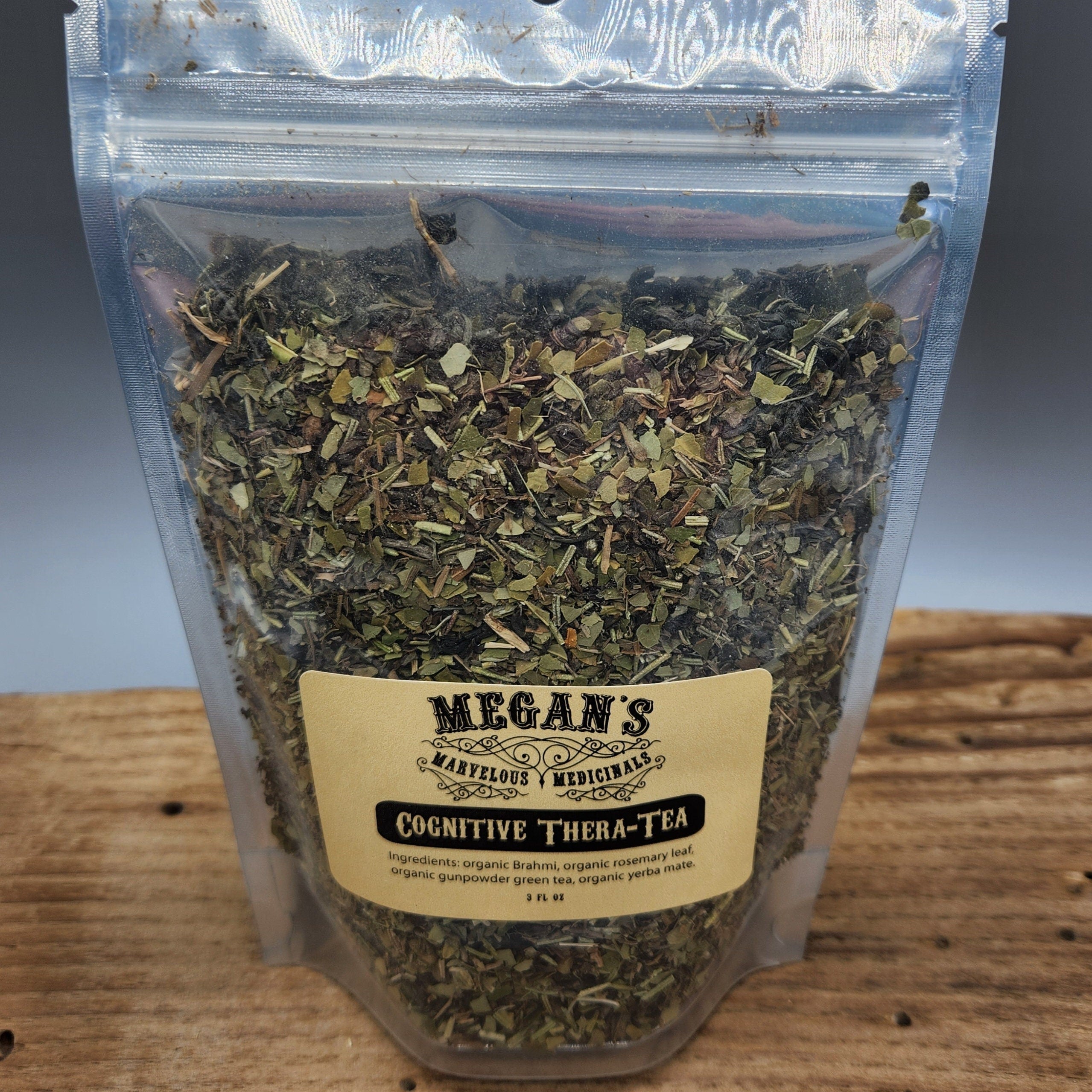 Cognitive Thera Tea Organic Herbal, Brain Boost Green Tea Blend