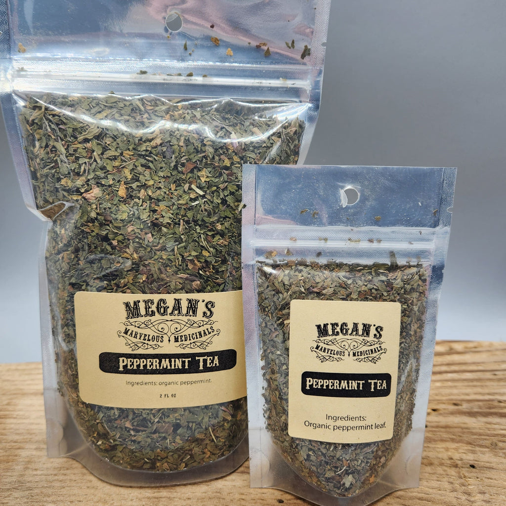 Pure Peppermint Organic Loose Leaf Herbal Caffeine-Free Tea