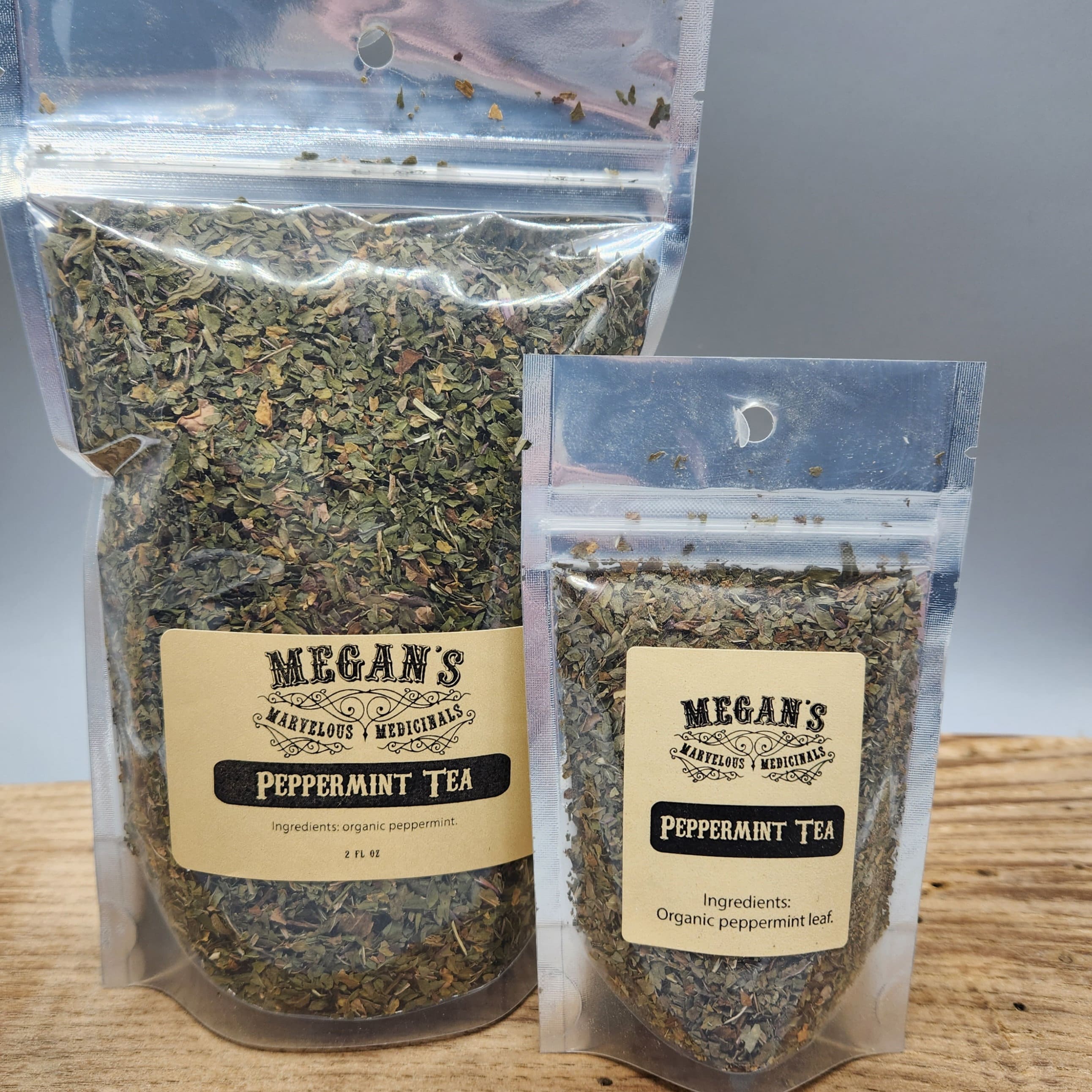 Pure Peppermint Organic Loose Leaf Herbal Caffeine-Free Tea