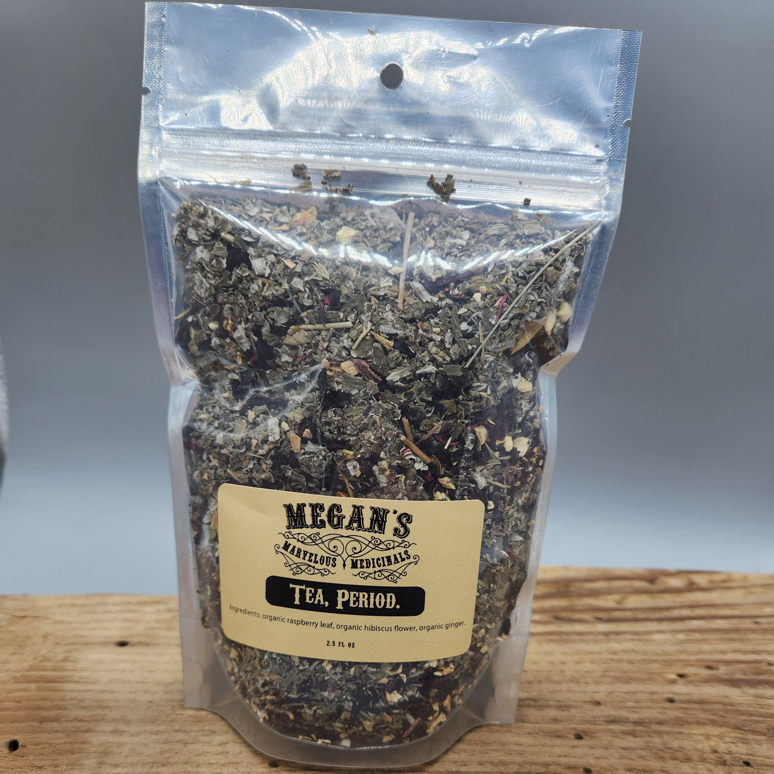 Tea. Period Organic Raspberry Leaf Loose Leaf Herbal Blend Caffeine-Free
