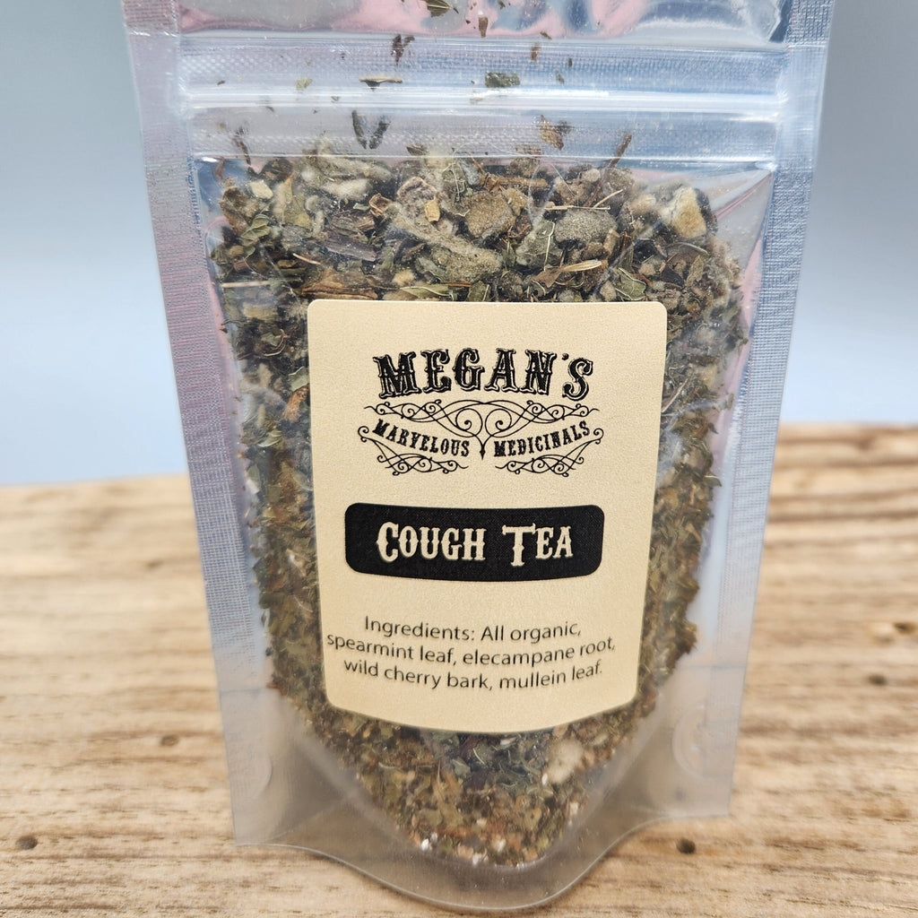 Cough Tea Organic Elecampane & Spearmint Herbal Loose Leaf Blend