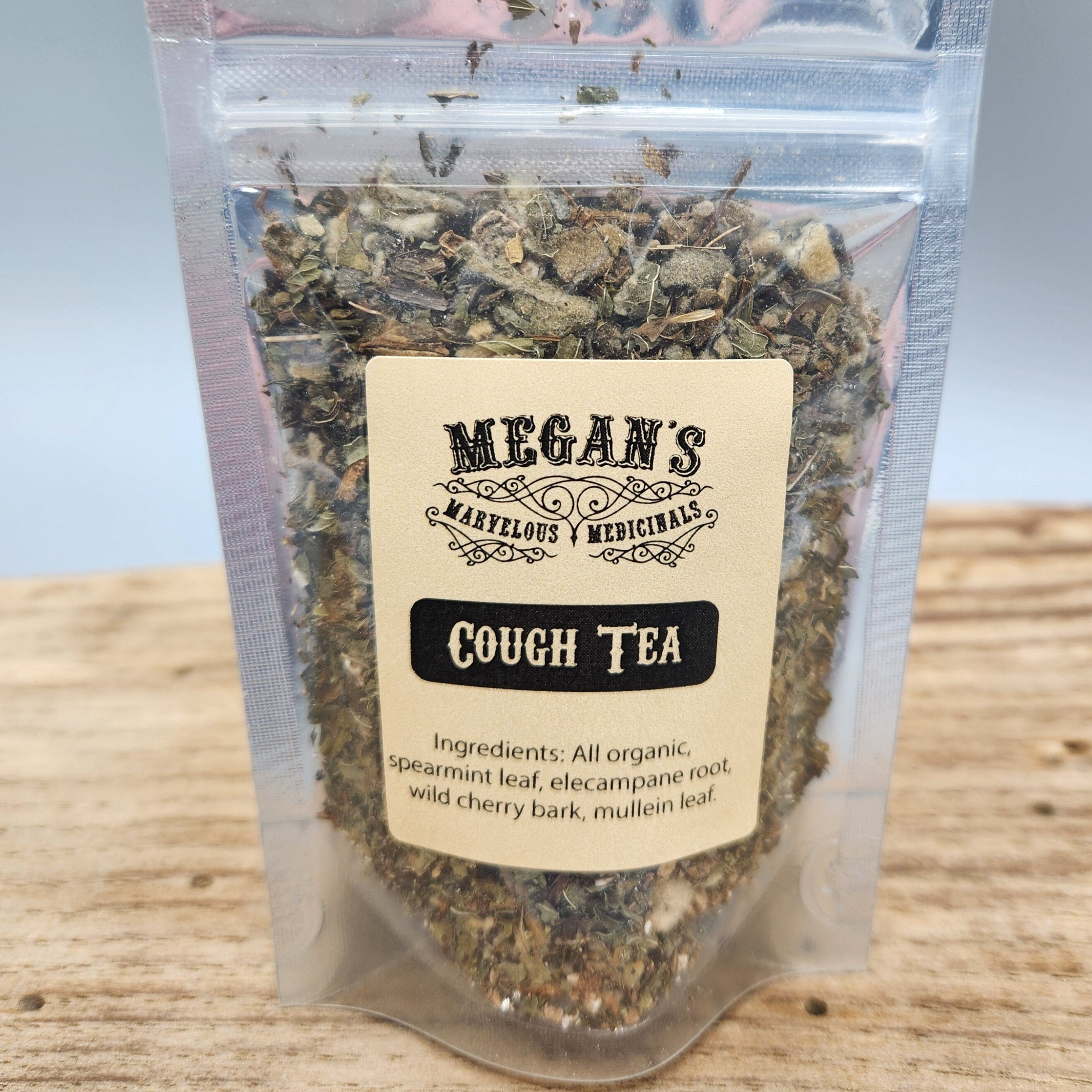Cough Tea Organic Elecampane & Spearmint Herbal Loose Leaf Blend