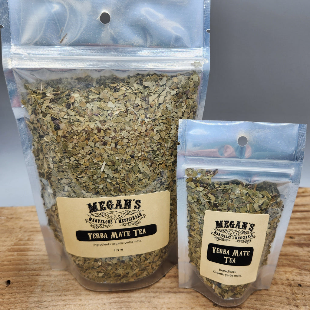 Yerba Mate Green Organic Tea, Loose Leaf South American Mate, Natural Caffeine Tea