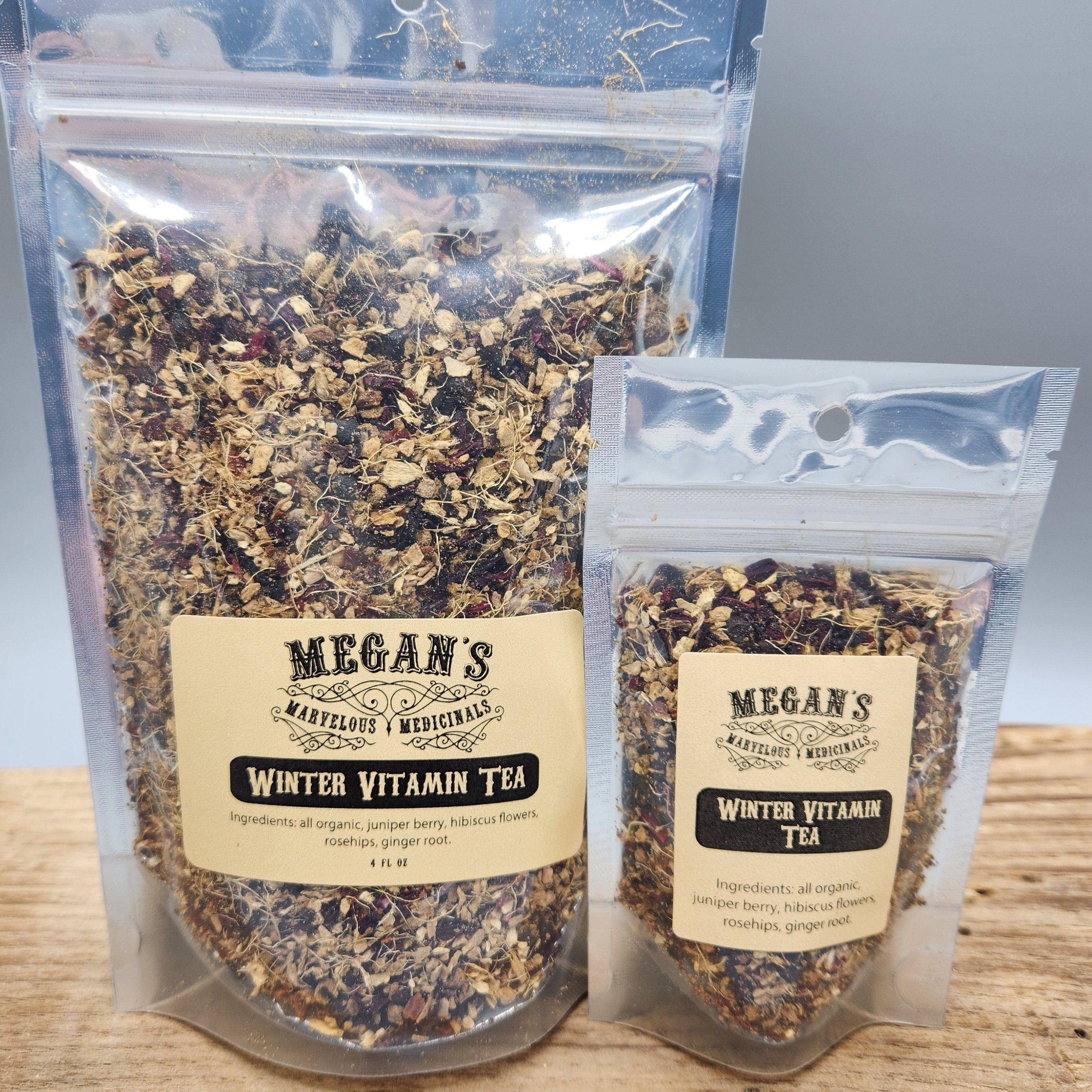 Winter Wellness Organic Tea, Outlander Inspired Herbal Loose Leaf Blend