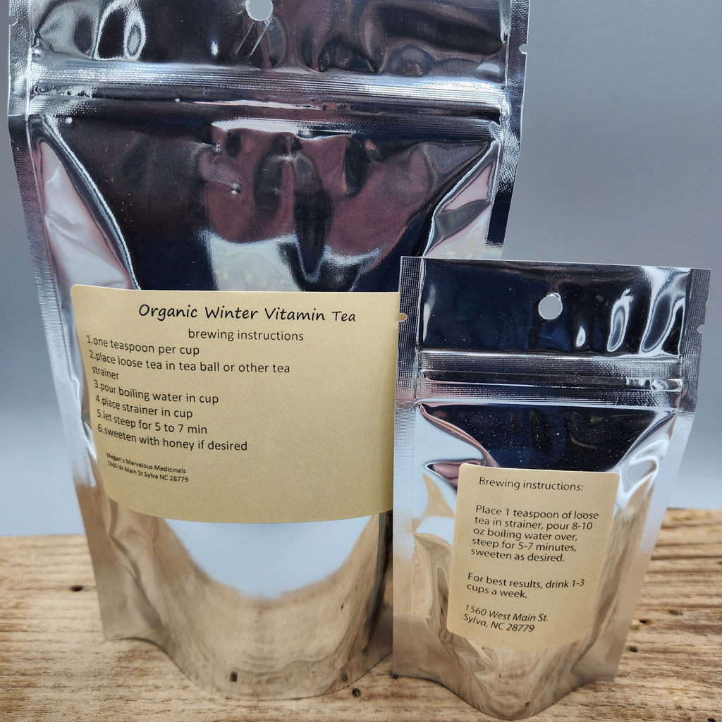 Winter Wellness Organic Tea, Outlander Inspired Herbal Loose Leaf Blend
