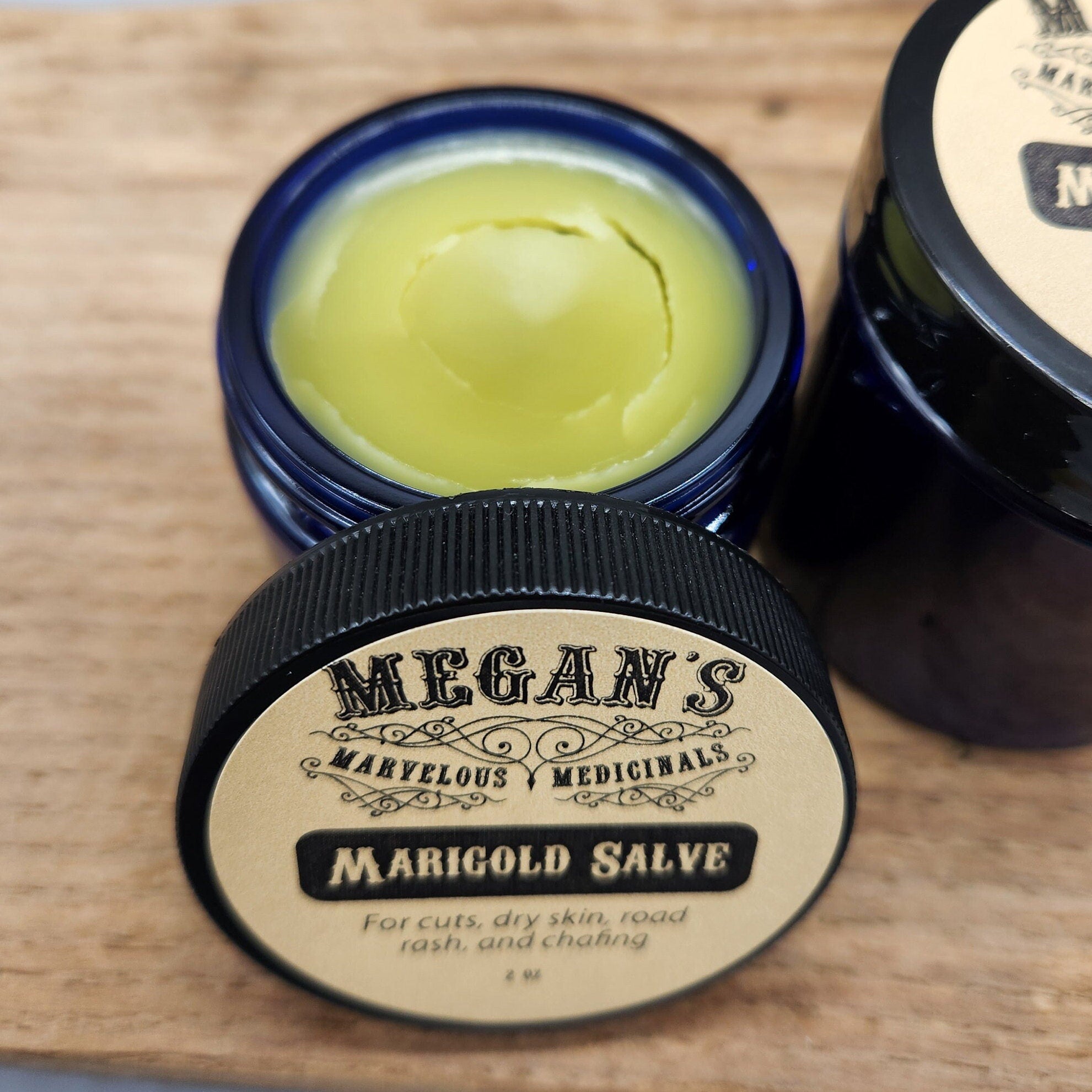 Marigold (Calendula) Salve Plant-Infused Natural Balm