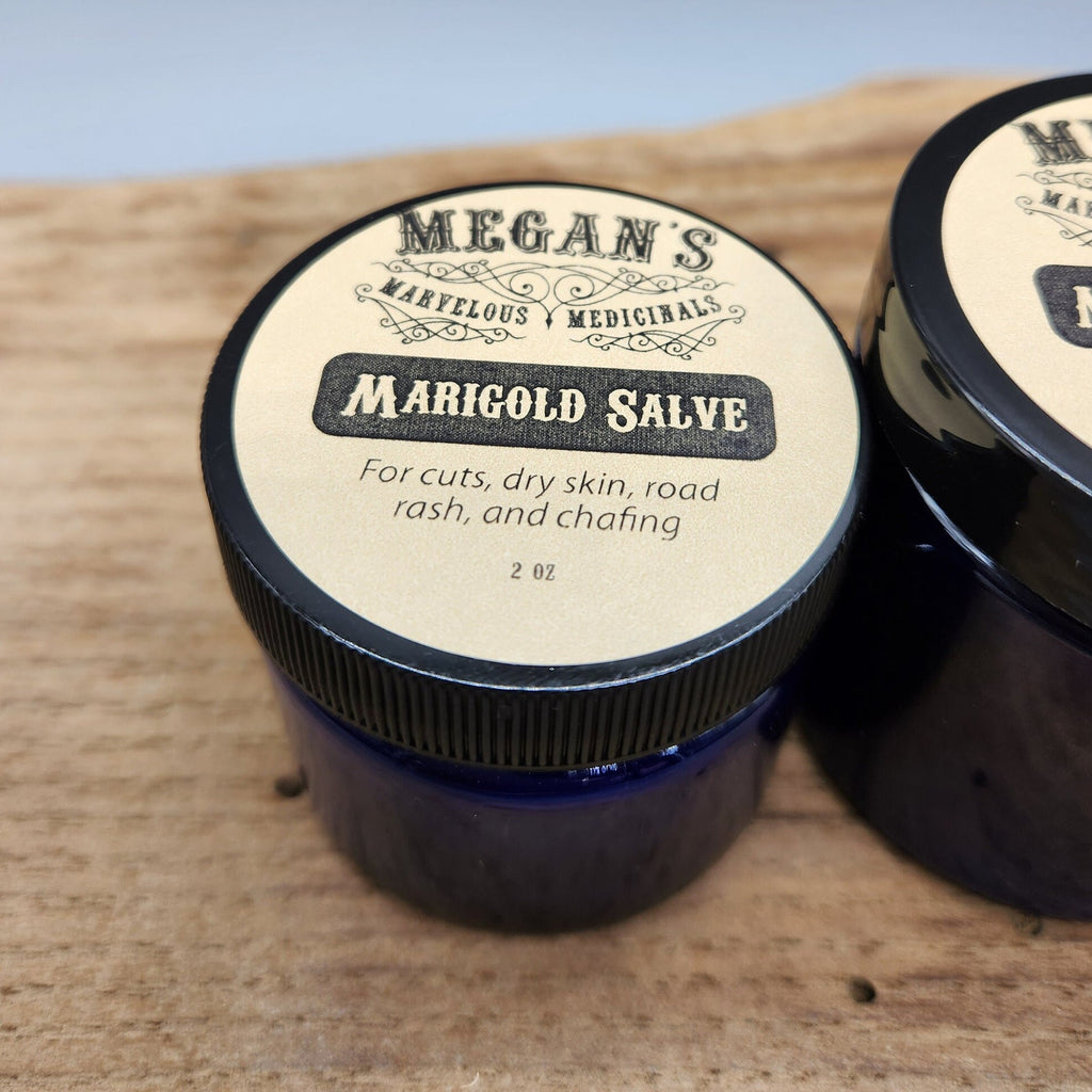Marigold (Calendula) Salve Plant-Infused Natural Balm