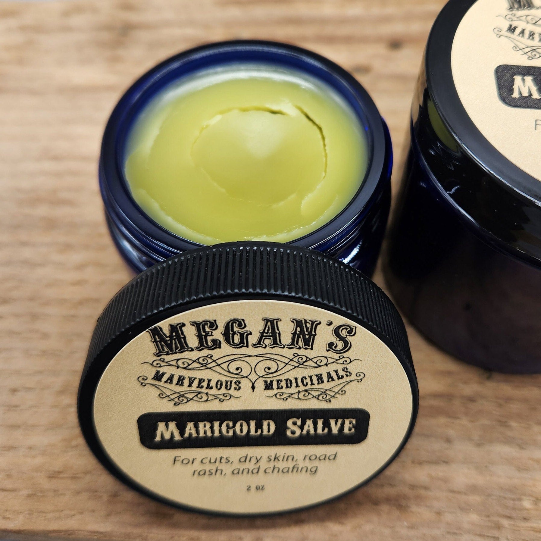 Marigold (Calendula) Salve Plant-Infused Natural Balm