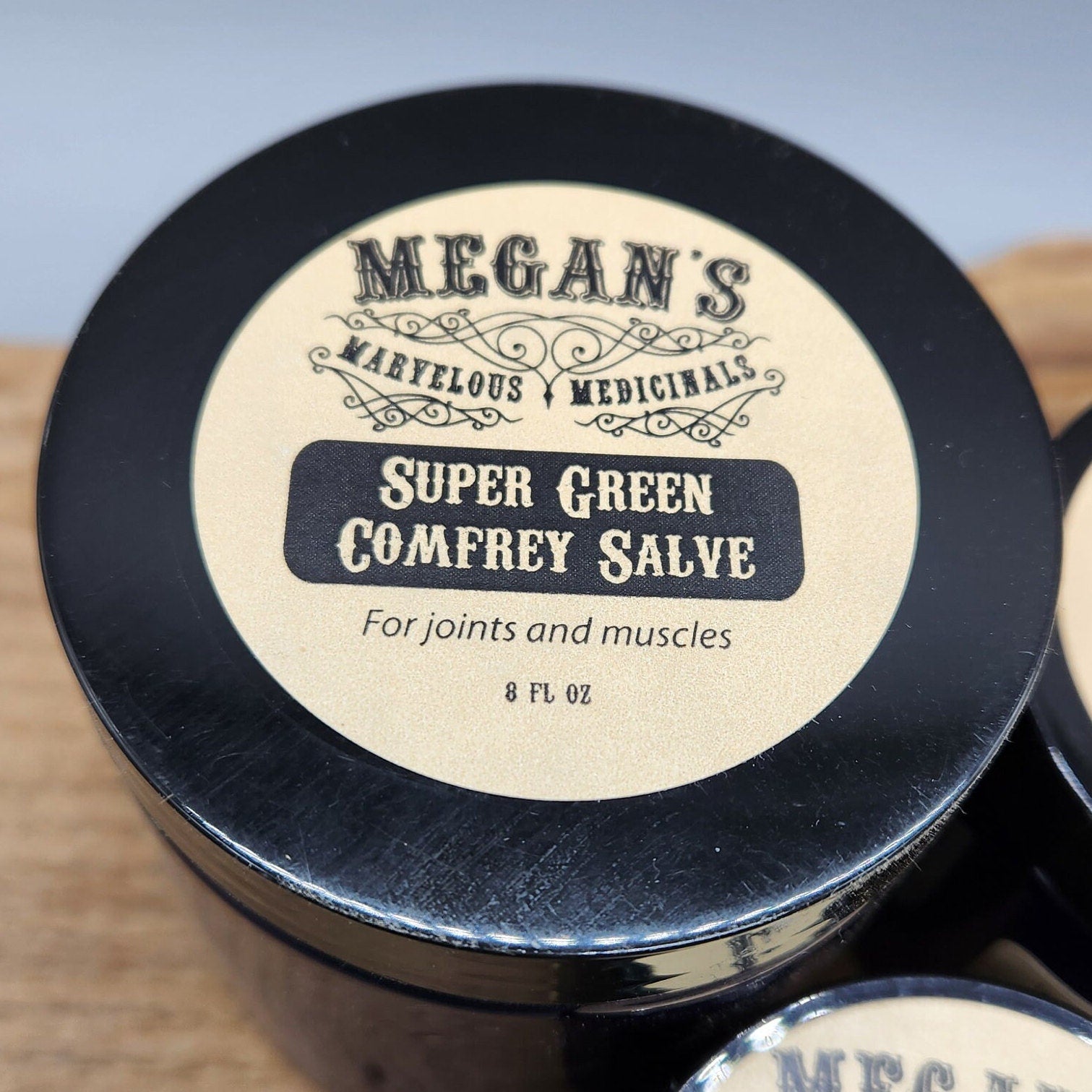 Super Green Comfrey Salve Herbal Skin Balm Natural Body Salve