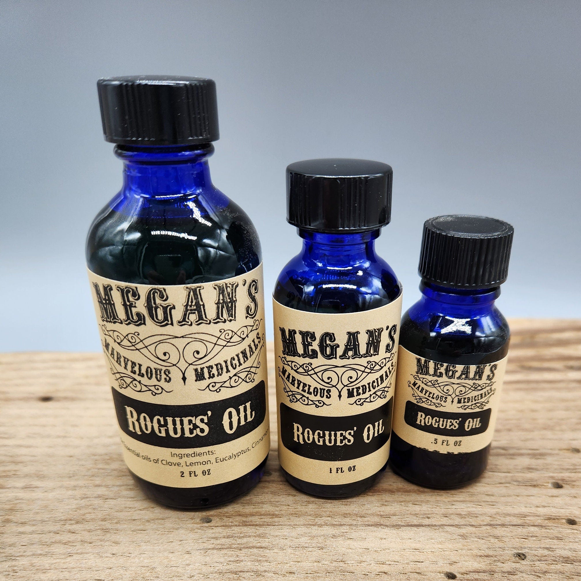 Rogue’s Essential Oil Blend – Clove, Lemon, Cinnamon, Eucalyptus & Rosemary for Diffusers, Cleaning DIY Body Care