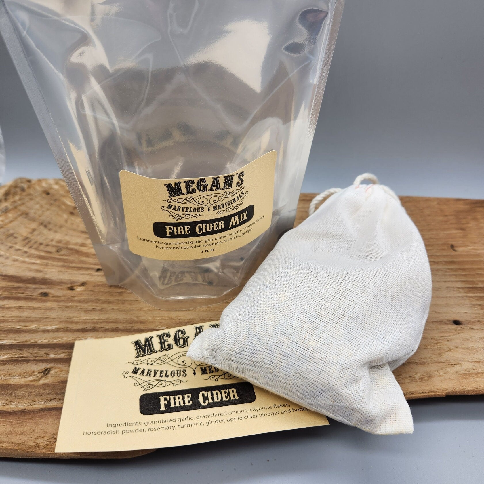 Fire Cider Kit – Organic DIY Herbal Infusion with Garlic, Ginger & Turmeric