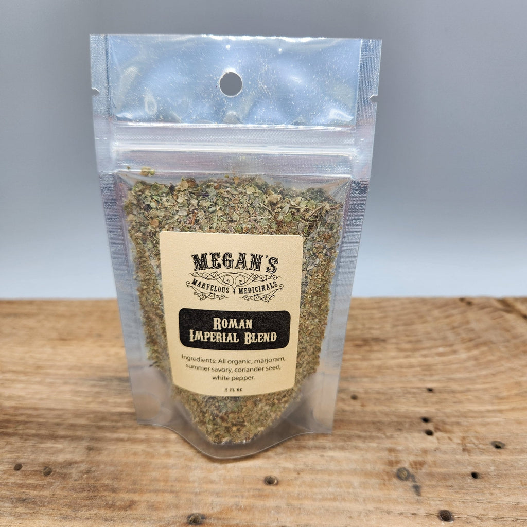 Roman Imperial Herb Blend – Organic Mediterranean Seasoning with Marjoram & Savory