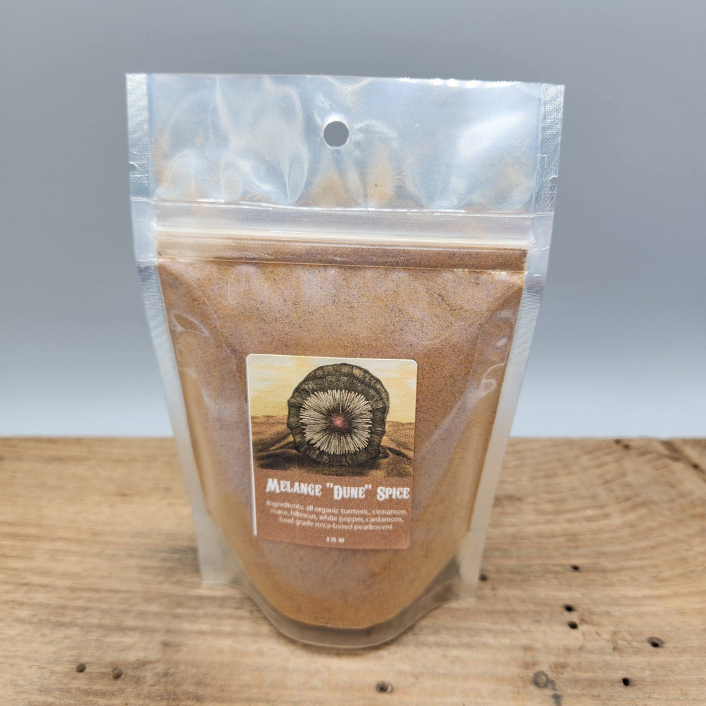 Melange “Dune” Spice – Organic Culinary Blend with Turmeric, Cardamom & Pearlescent Shimmer