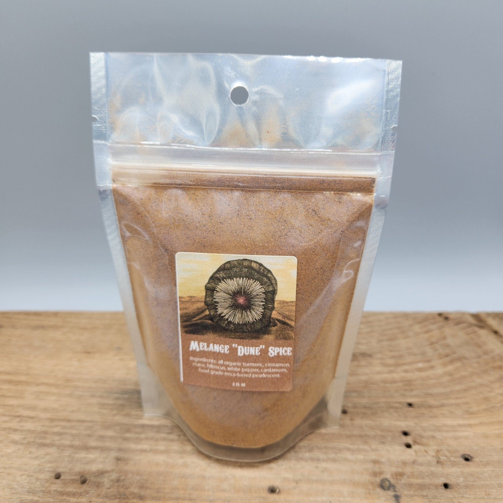 Melange “Dune” Spice – Organic Culinary Blend with Turmeric, Cardamom & Pearlescent Shimmer