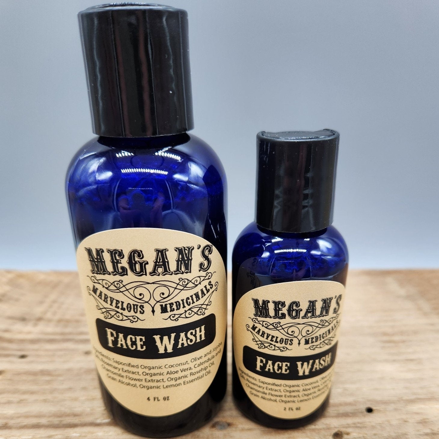 Face Wash Organic  – Gentle Botanical Cleanser with Saponified Oils & Herbal Extracts – No Sulfates, Natural Skin Cleanser for Daily Use