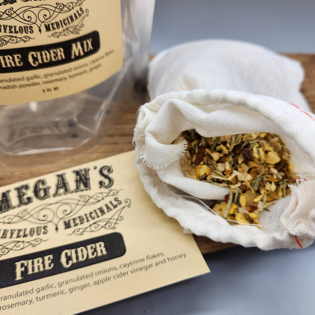 Fire Cider Kit – Organic DIY Herbal Infusion with Garlic, Ginger & Turmeric