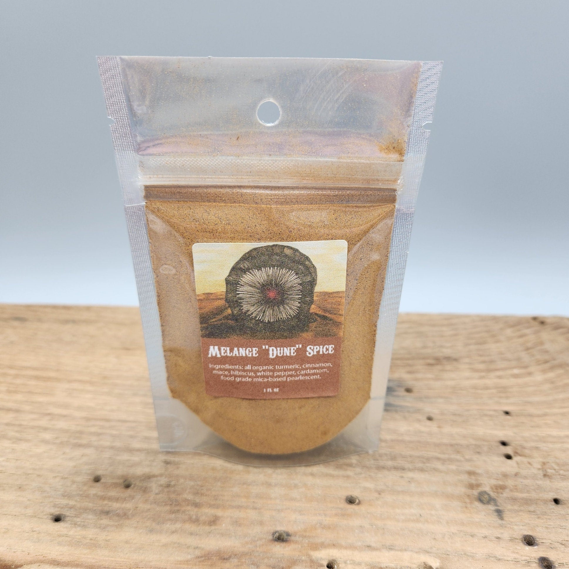 Melange “Dune” Spice – Organic Culinary Blend with Turmeric, Cardamom & Pearlescent Shimmer