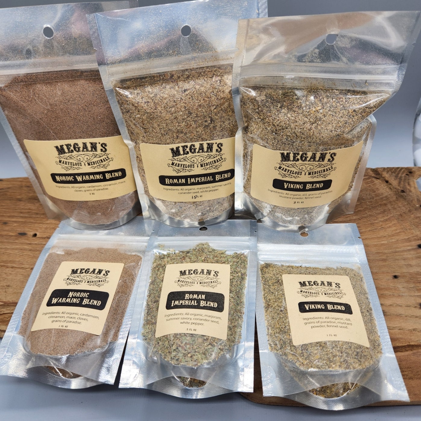 Medieval Spice Mix Gift Set – Skyrim Inspired Organic Fantasy Cooking Spices
