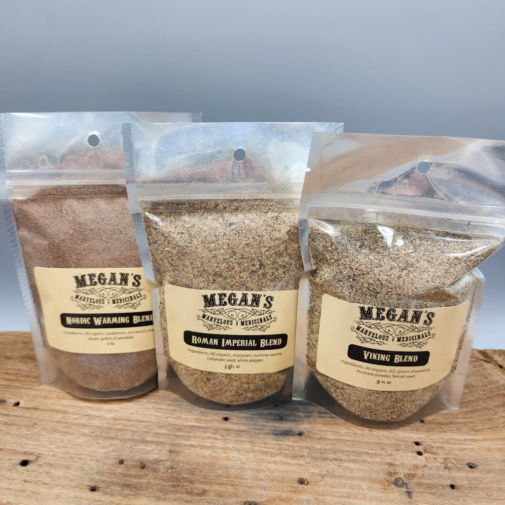 Medieval Spice Gift Set – Viking, Nordic & Roman Organic Herb Blends