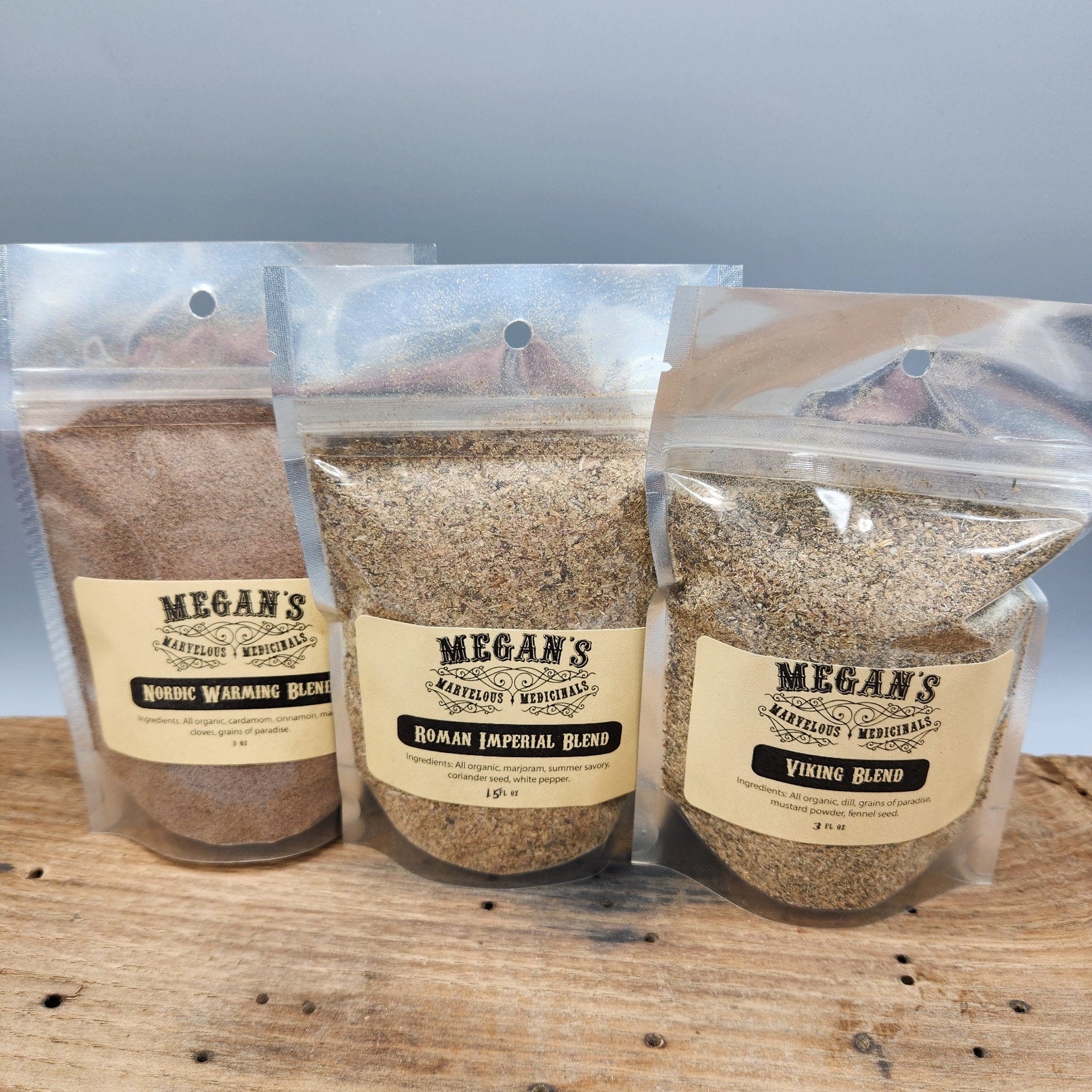 Medieval Spice Mix Gift Set – Skyrim Inspired Organic Fantasy Cooking Spices