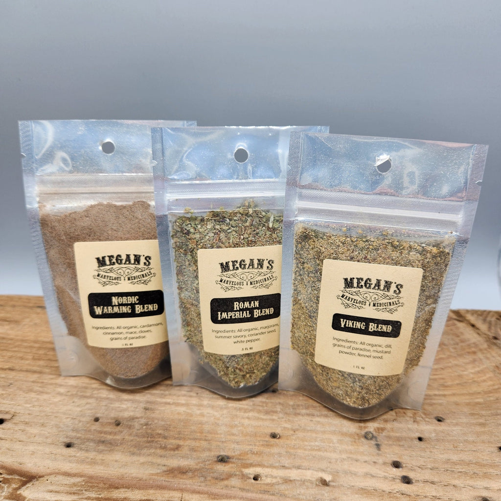 Medieval Spice Gift Set – Viking, Nordic & Roman Organic Herb Blends