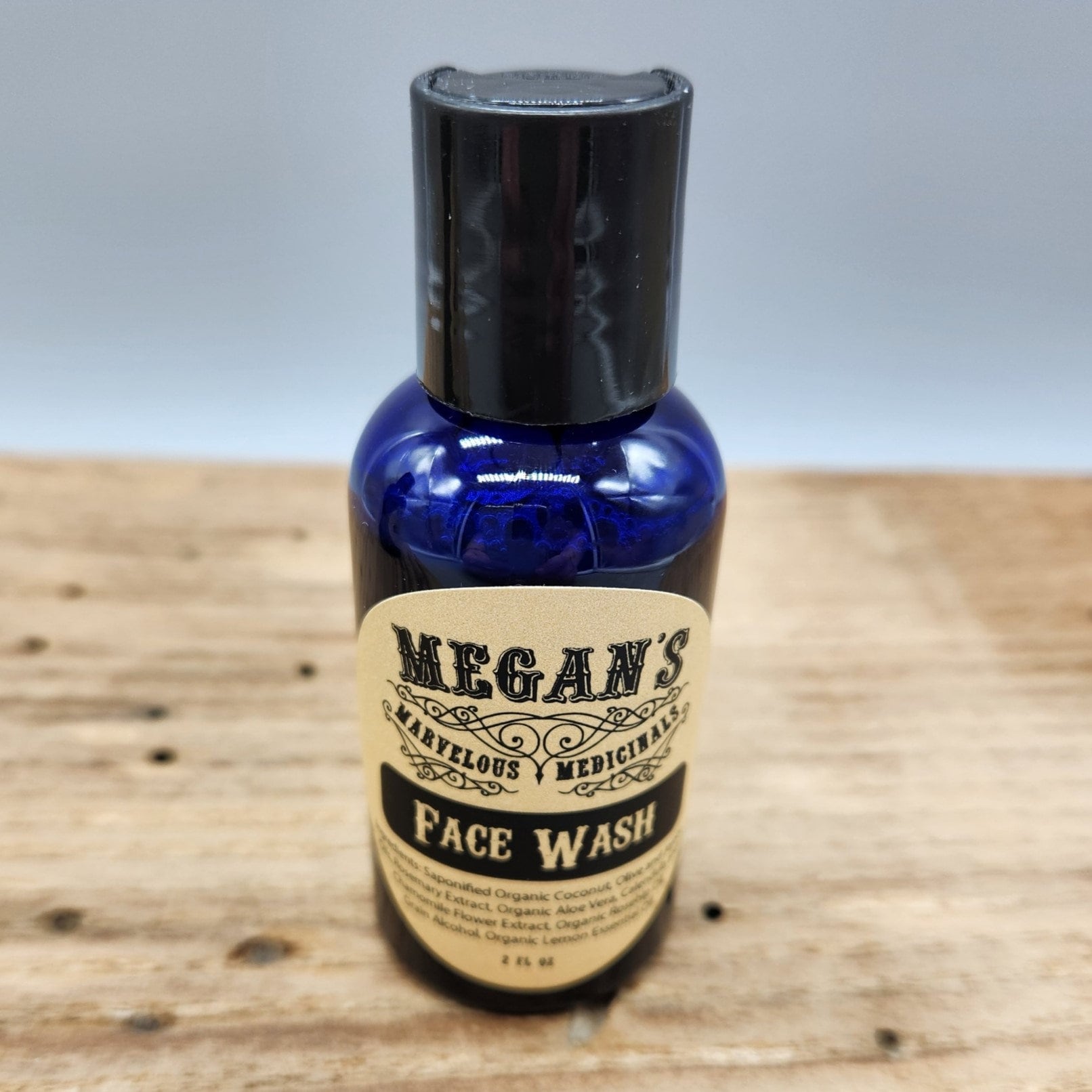 Face Wash Organic  – Gentle Botanical Cleanser with Saponified Oils & Herbal Extracts – No Sulfates, Natural Skin Cleanser for Daily Use