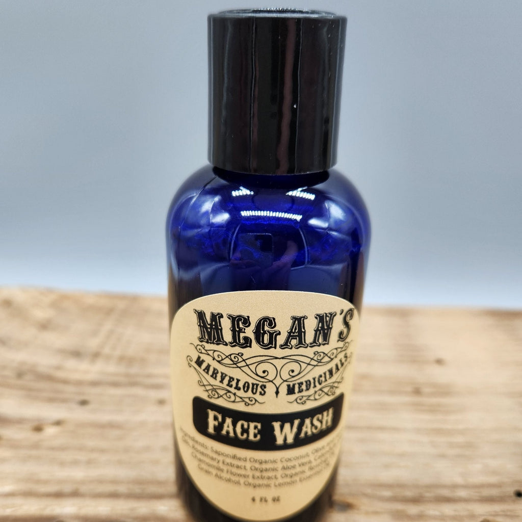 Face Wash Organic  – Gentle Botanical Cleanser with Saponified Oils & Herbal Extracts – No Sulfates, Natural Skin Cleanser for Daily Use