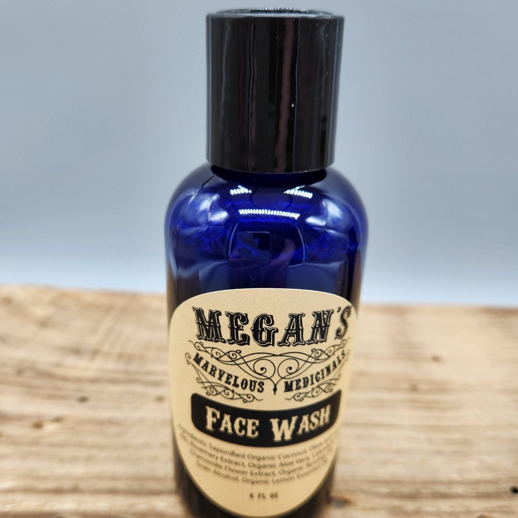 Face Wash Organic  – Gentle Botanical Cleanser with Saponified Oils & Herbal Extracts – No Sulfates, Natural Skin Cleanser for Daily Use