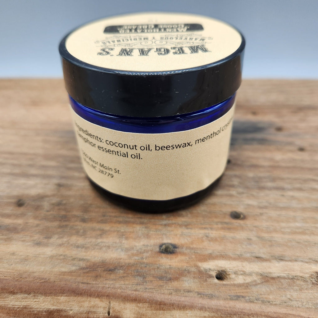 Mentholated "Goose Grease" Balm – Cooling Coconut Oil & Menthol Crystal Salve