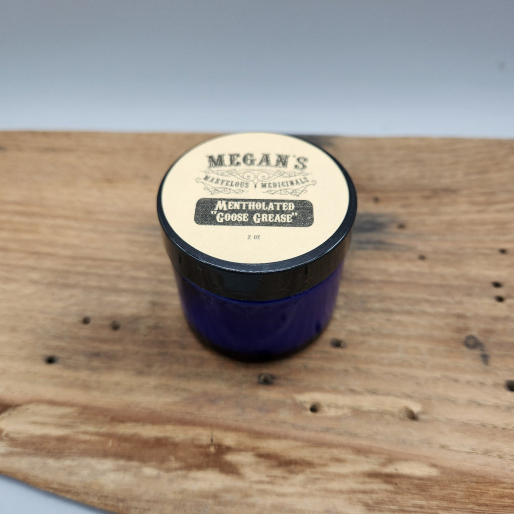 Mentholated "Goose Grease" Balm – Cooling Coconut Oil & Menthol Crystal Salve