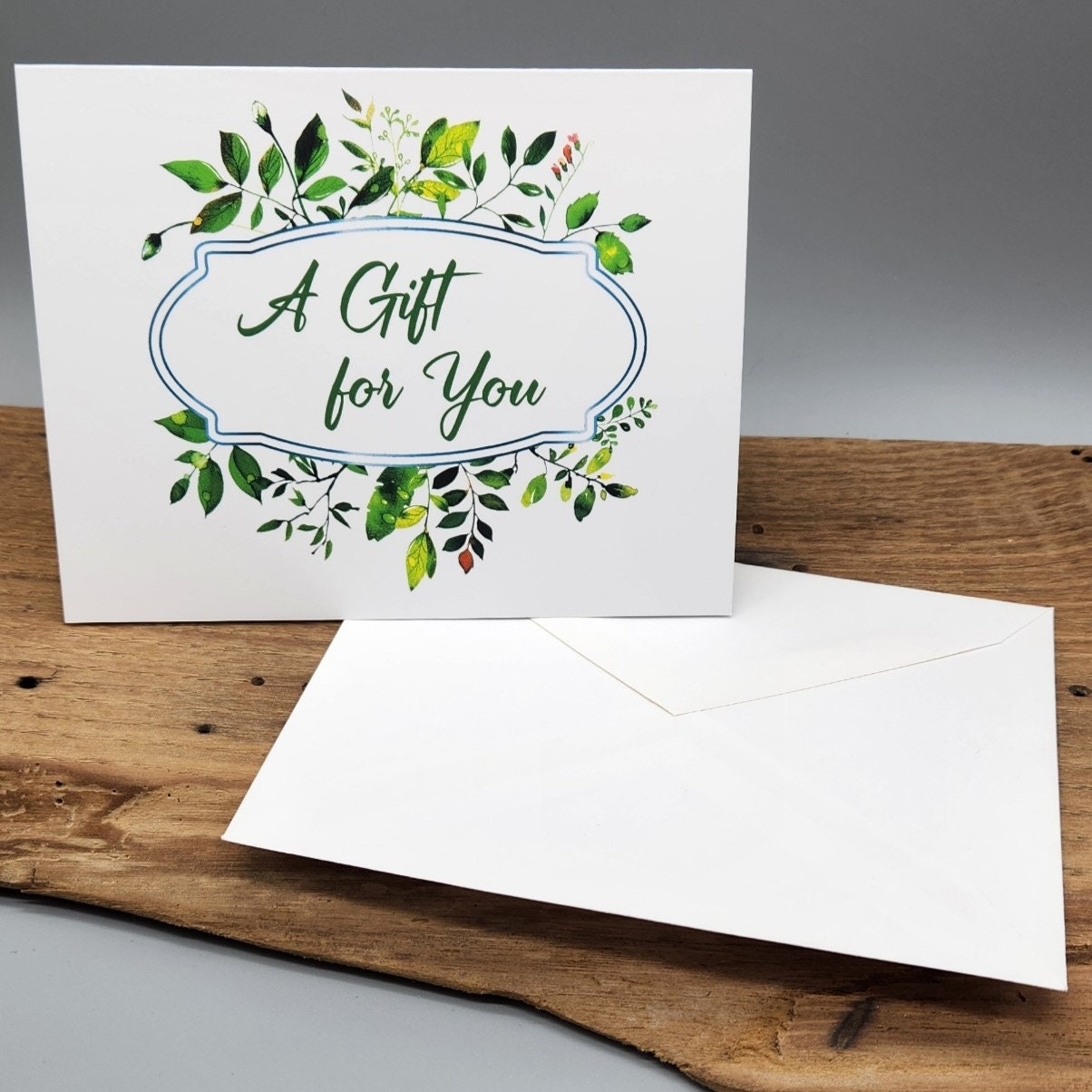 Seasonal Greeting Cards – Watercolor Floral Card Set with Envelopes, Blank Inside