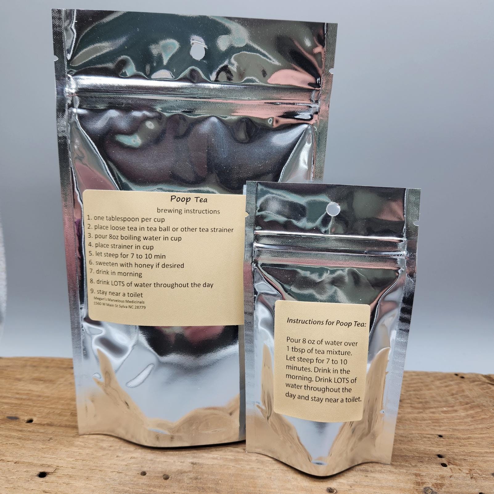 “Poop Tea” Loose Leaf Organic Senna Herbal Tea Caffeine-Free