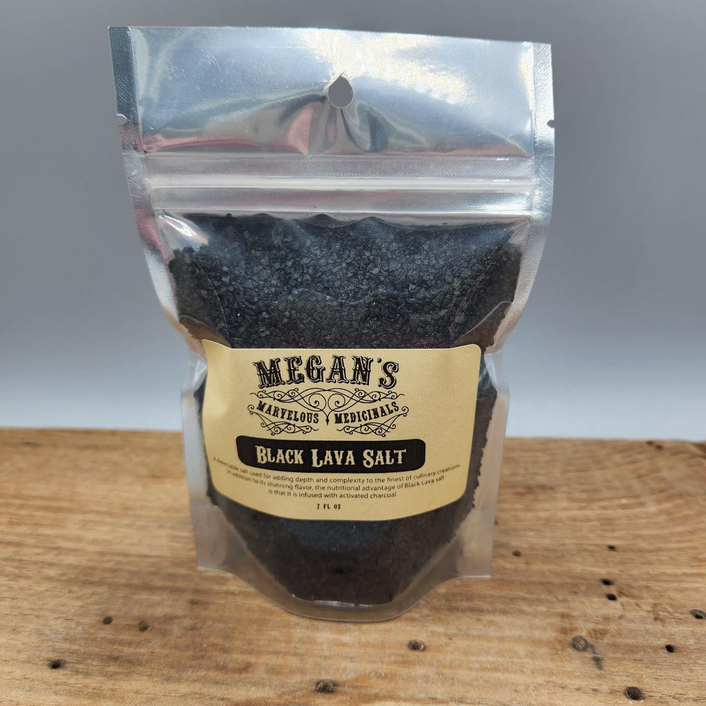 Black Lava Salt – Volcanic Finishing Salt with Activated Charcoal