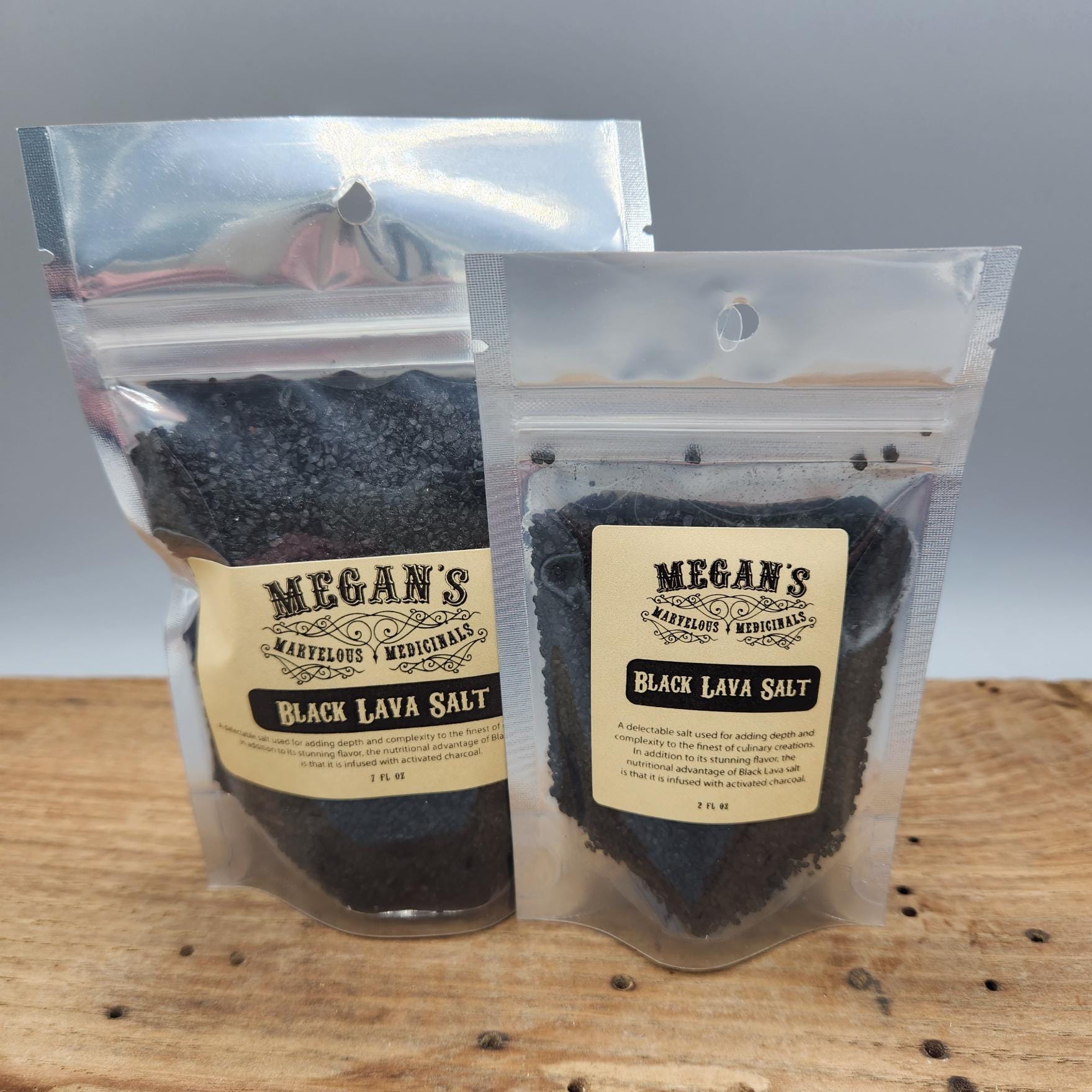 Black Lava Salt – Volcanic Finishing Salt with Activated Charcoal