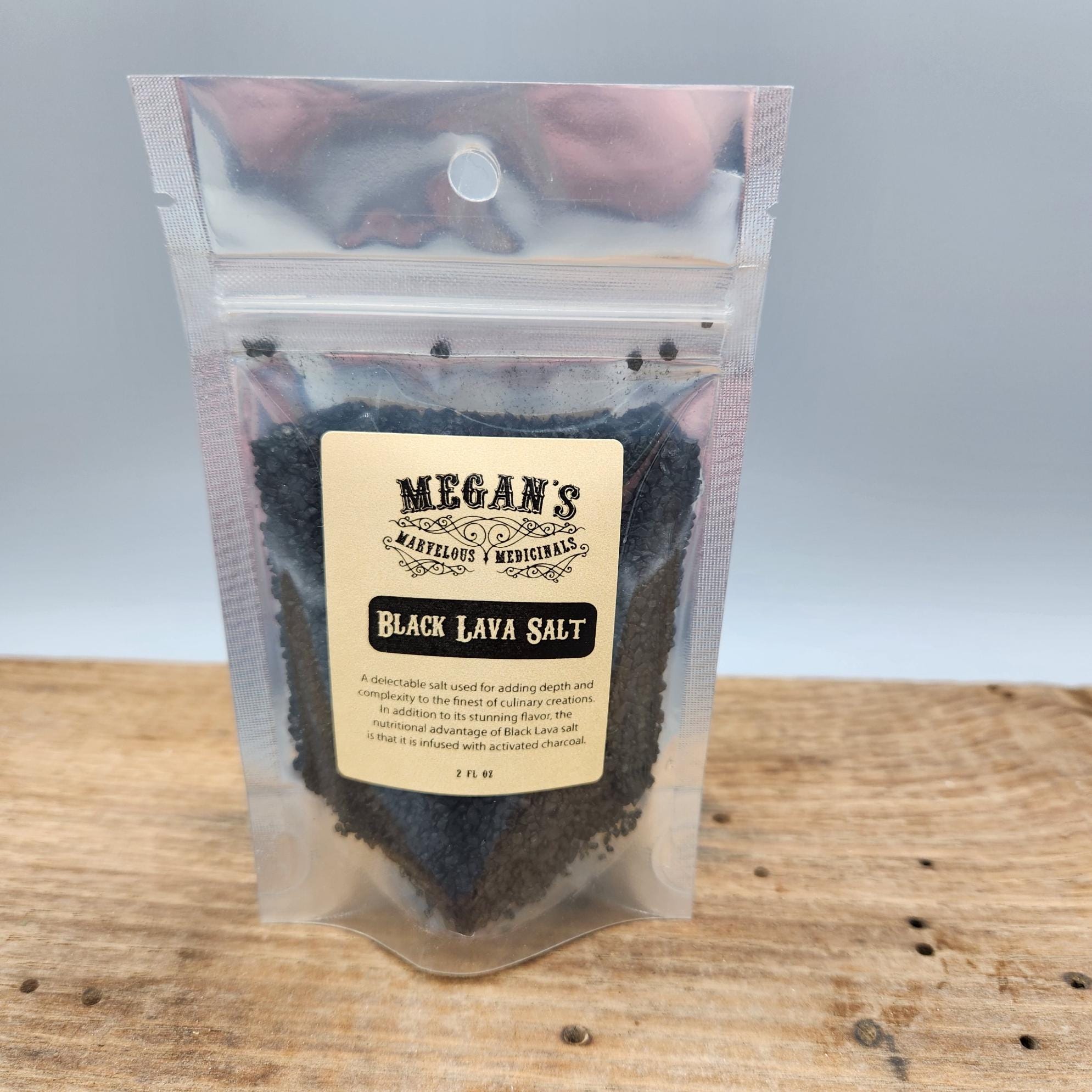 Black Lava Salt – Volcanic Finishing Salt with Activated Charcoal