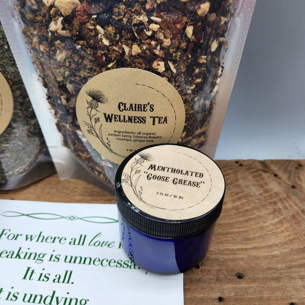 Outlander Inspired Herbal Gift Set – Apothecary Style Teas & Salves – Fantasy Book Lover Gift